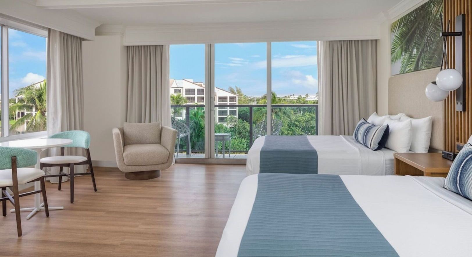 Deluxe Room with premium furniture and soft lighting